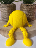 Flexi-Figur Lazy Buddy - 3D-gedrucktes Gelenkwesen | Gelb