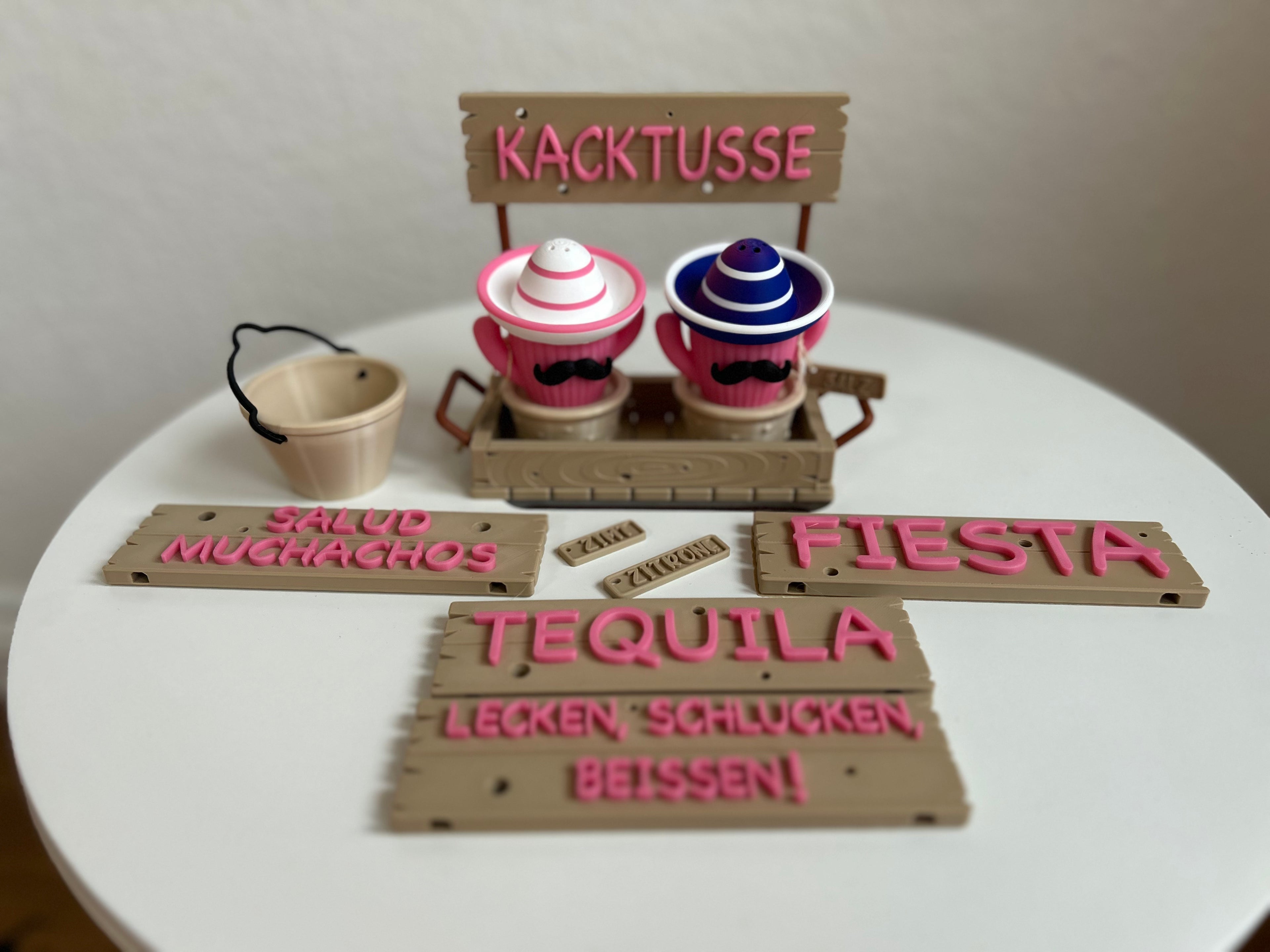 Kacktusse – Tequila Salz- & Pfefferstreuer Set