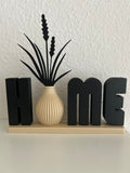 HOME Aufsteller – 3D-Druck Tischdeko mit Vase