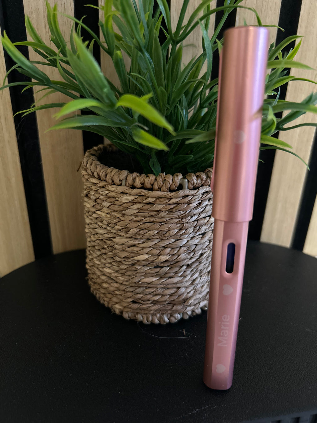 Personalisierter Füller Roségold mit Gravur – Vorderseite