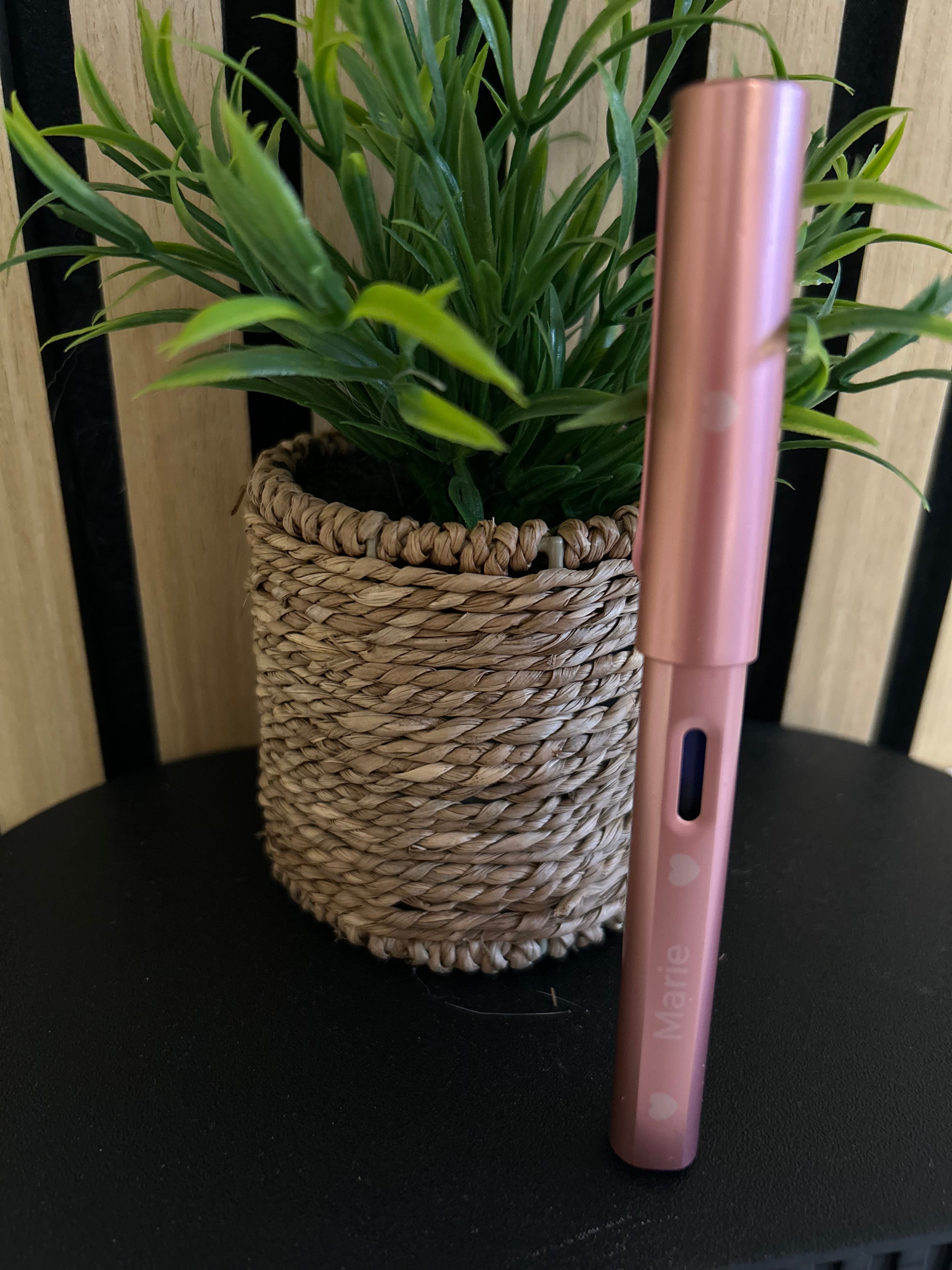 Personalisierter Füller Roségold mit Gravur – Vorderseite