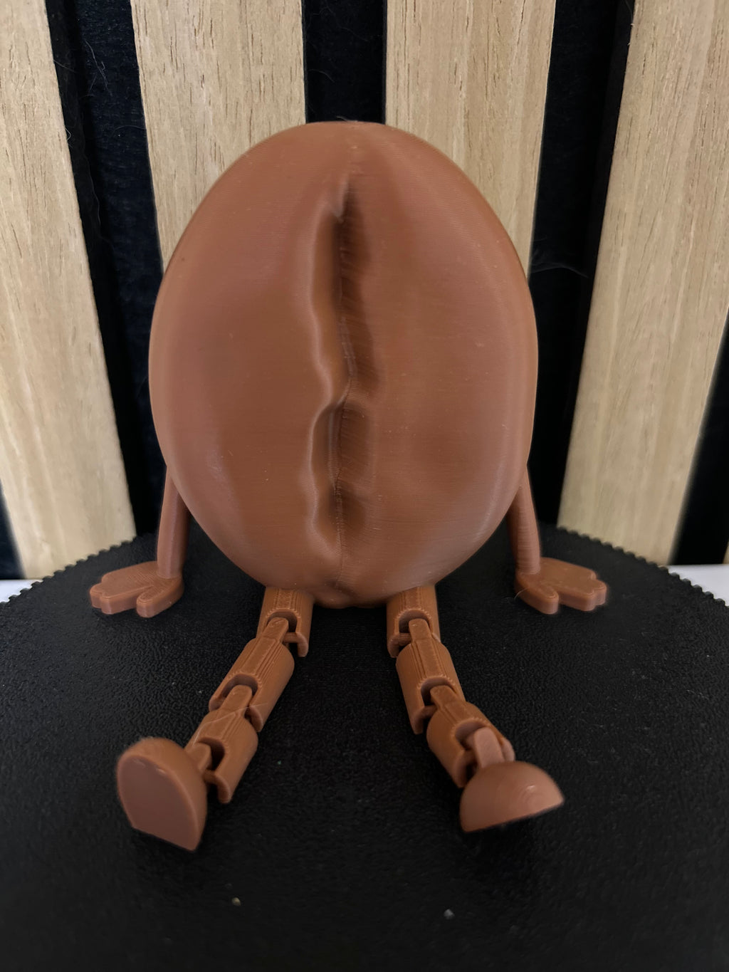 Kaffeebohnen-Buddy 3D-Druck – Vorderansicht